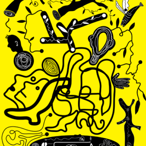 Imaginaire composition 1 jaune Imaginaire composition 1 jaune
